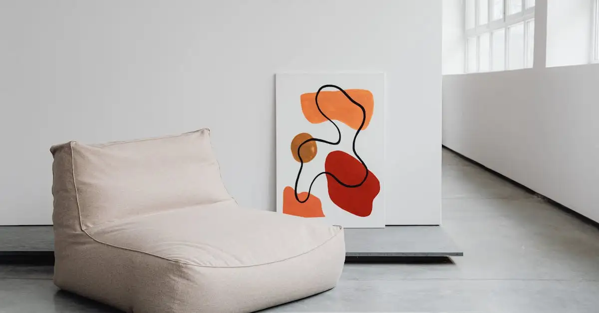 Wanddecoratie woonkamer abstract
