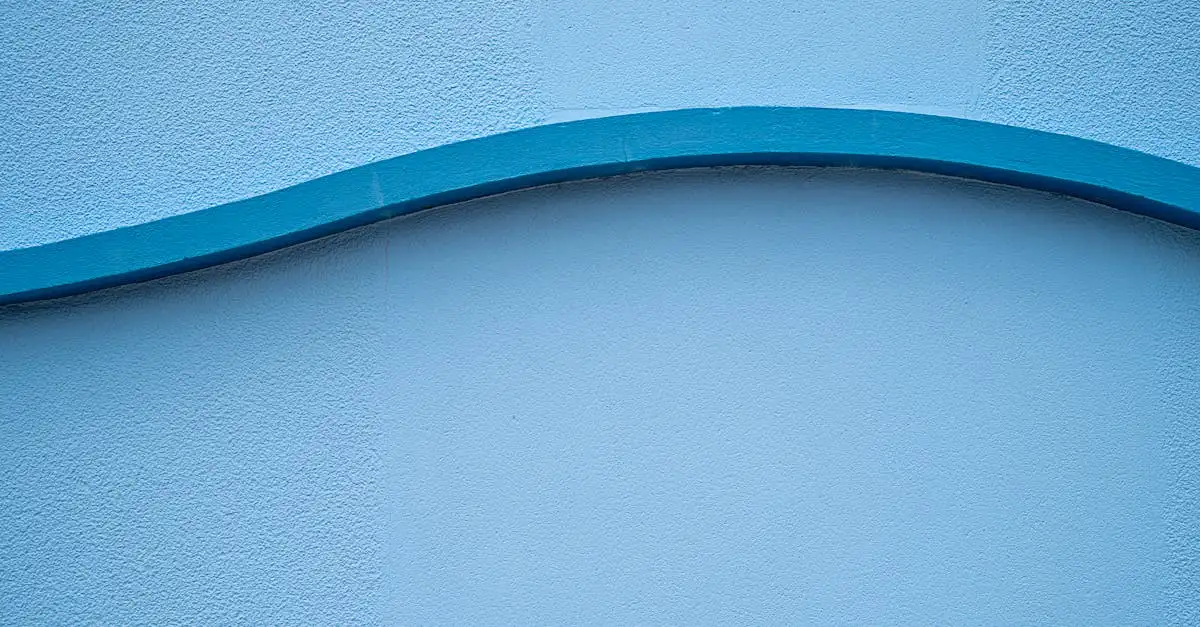 Wanddecoratie blauw 40mm