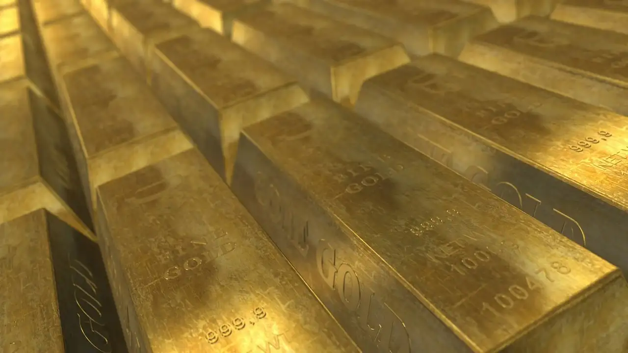 Wanddecoratie bossa goud