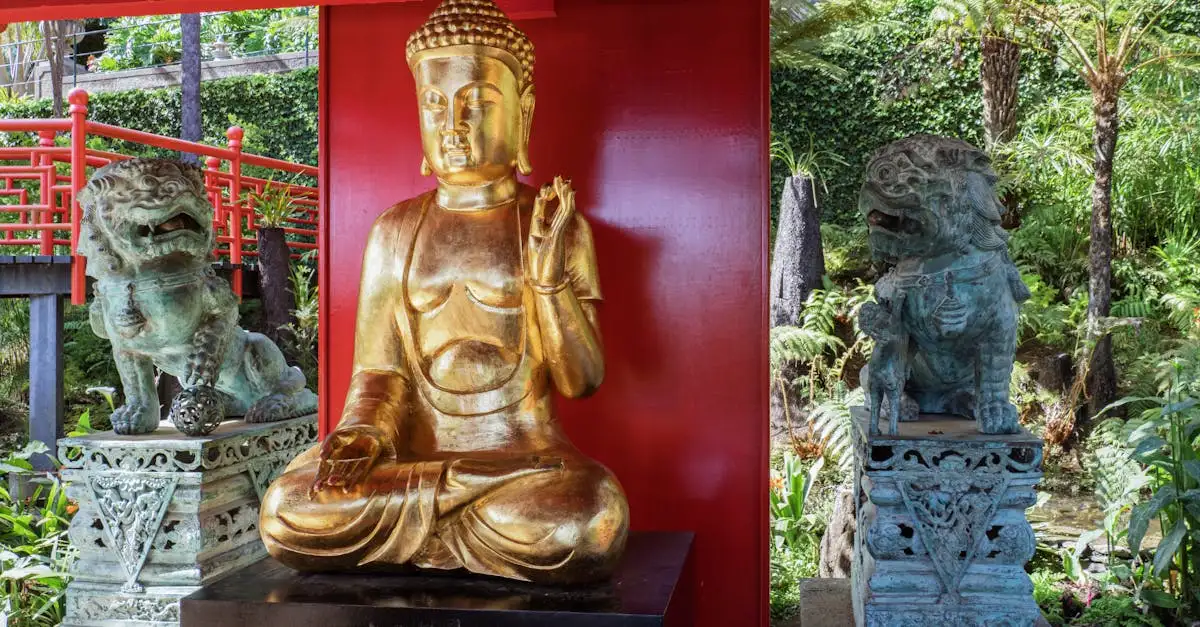 Wanddecoratie buddha
