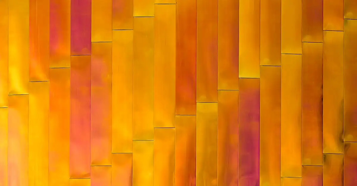 Color blocking wanddecoratie voor een modern interieur