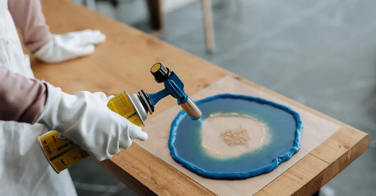 Epoxy wanddecoratie