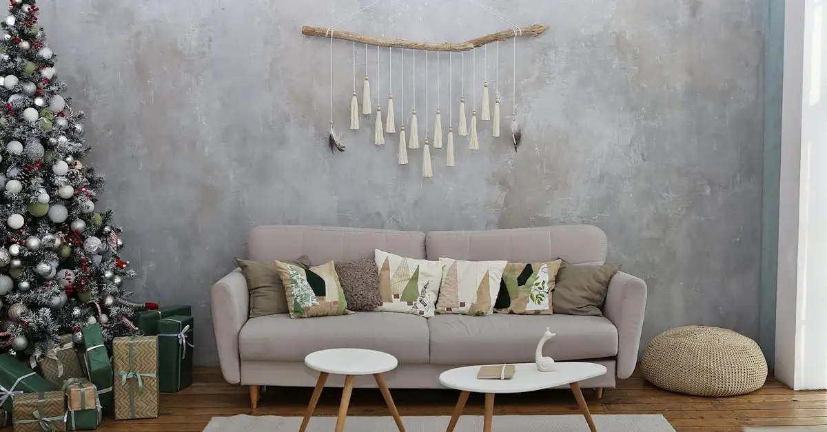 Wanddecoratie macrame