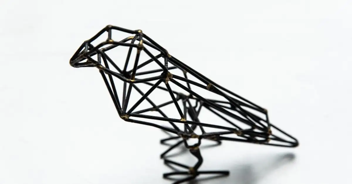 Metalen 3d wanddecoratie