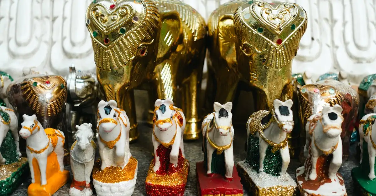 Metalen olifant wanddecoratie
