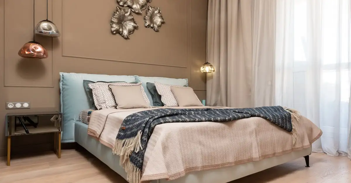 Wanddecoratie metaal slaapkamer