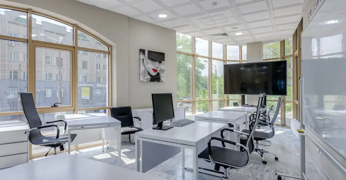 Kantoorinrichting wanddecoratie