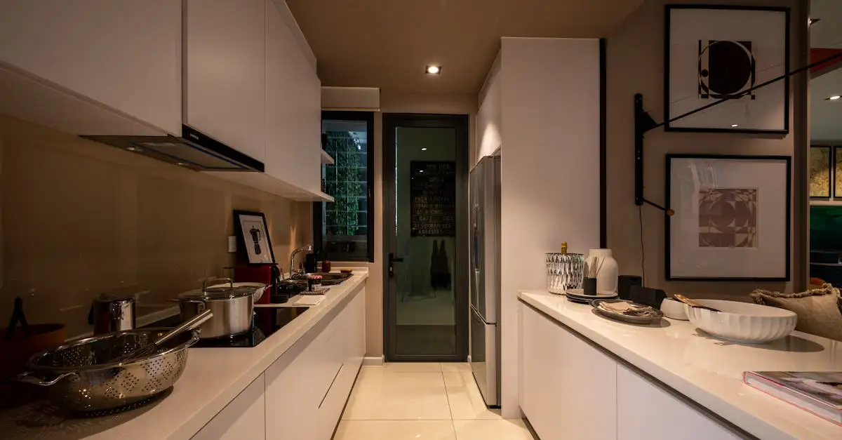 Moderne wanddecoratie keuken