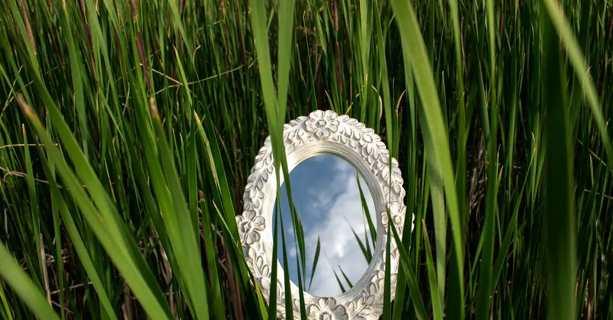 Ronde wanddecoratie riet
