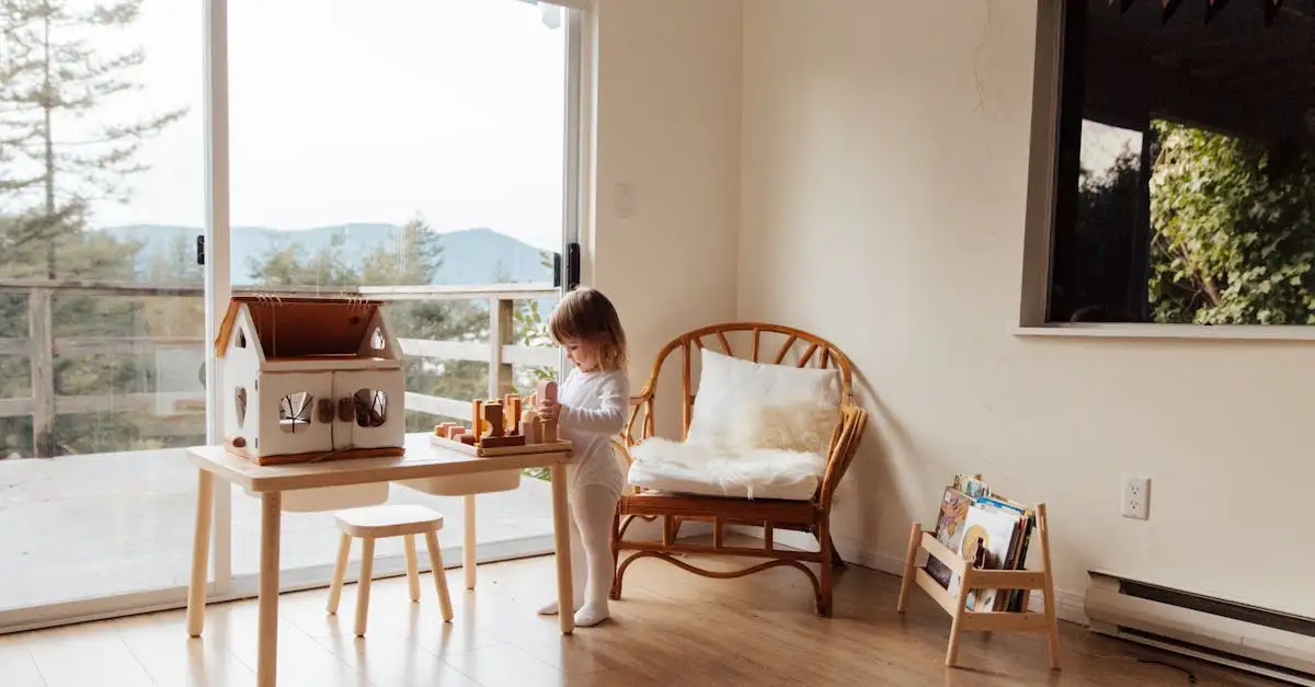 Rotan wanddecoratie kinderkamer