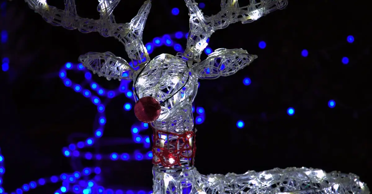 Wanddecoratie kerst led