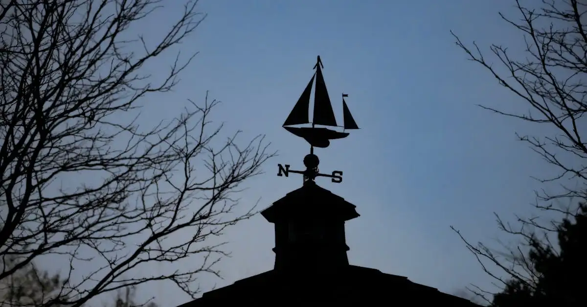Wanddecoratie metaal zeilboot kopen | Stijlvolle