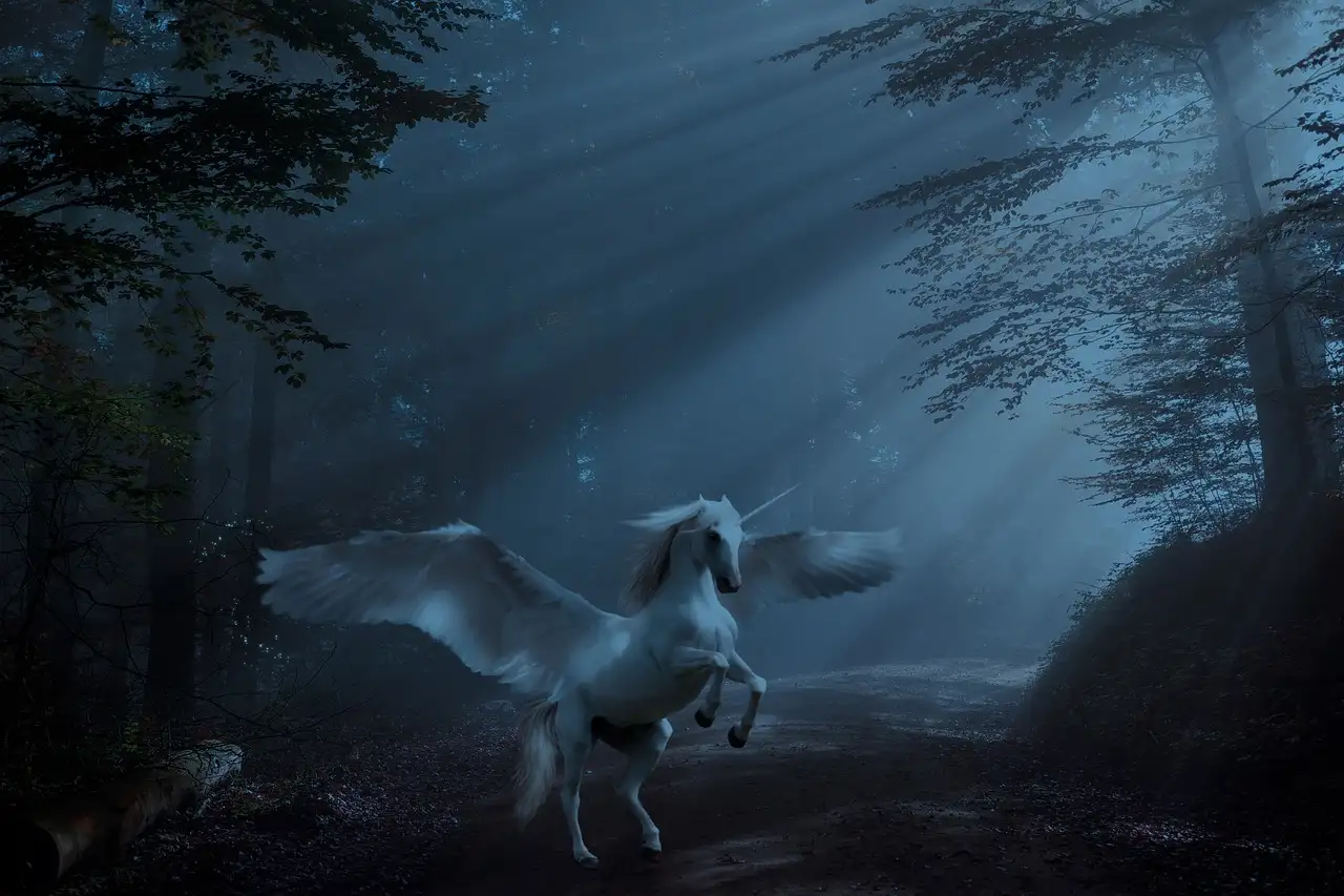 Wanddecoratie unicorn