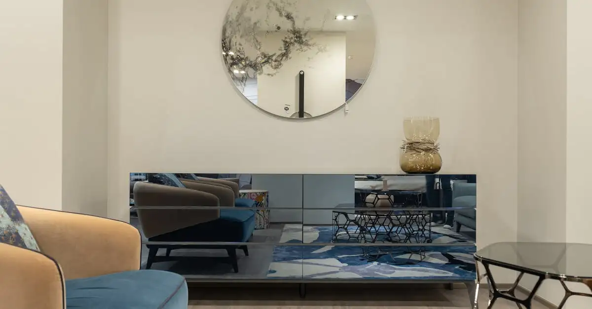 Wanddecoratie spiegel laminate